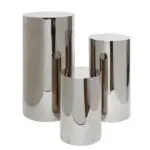 Silver Cylinder pedestal