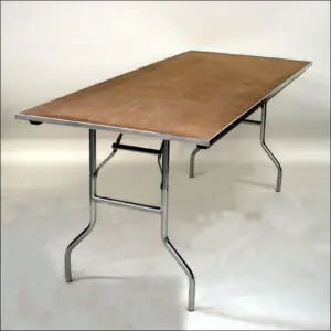 6' folding tables