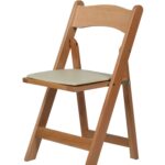 Natural Wood folding chairs